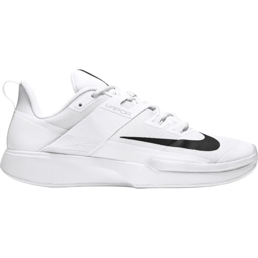 Nike Court Vapor Lite Tennis Shoes - White/Black Impact Diffusion Layer Pressure Dispersing Sole