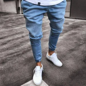 Street Casual West Louis? Casual Slim-Fit Pencil Jeans