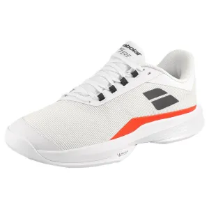 Babolat Men's Jet Tere 2 - White/Strike Red Compression Molded Foam