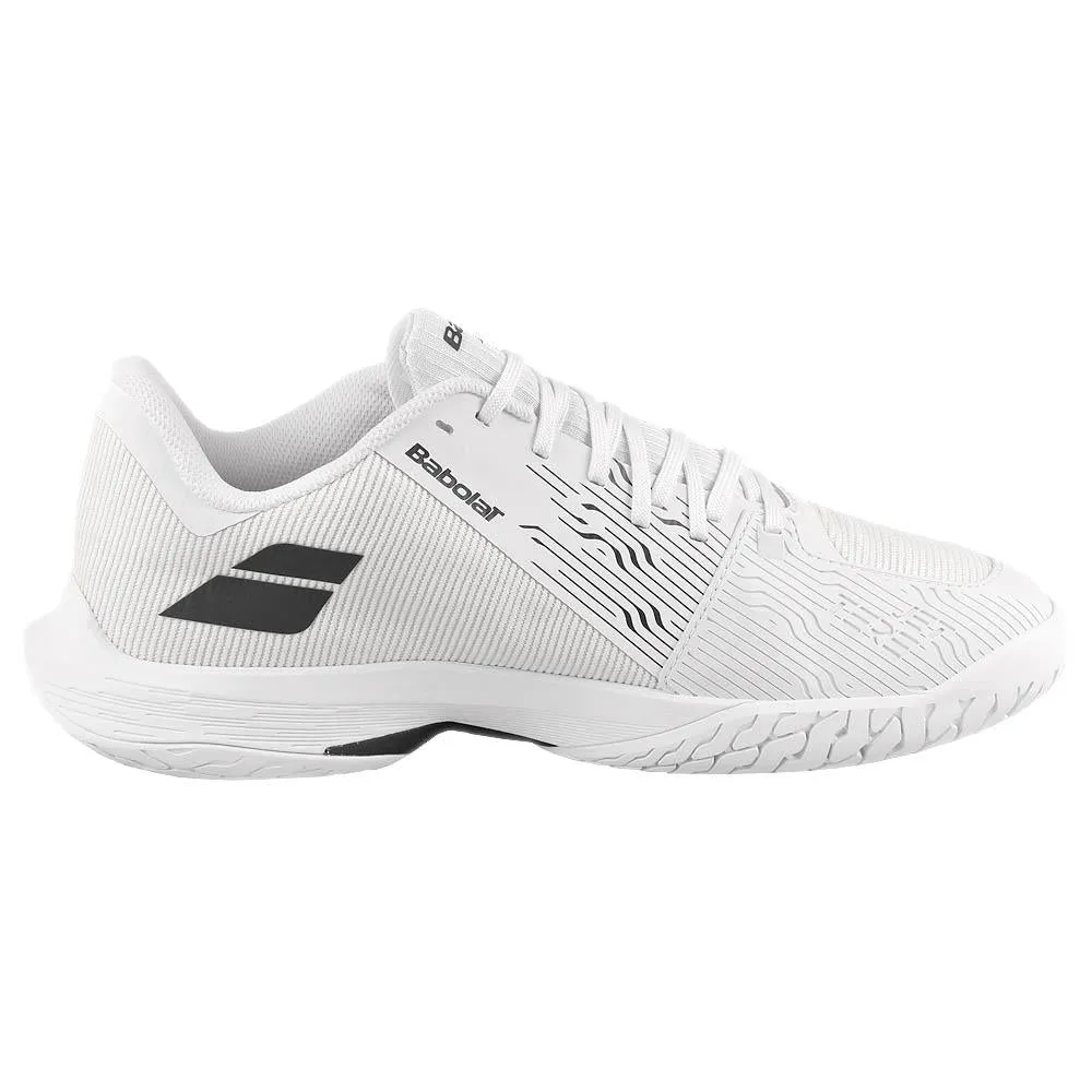 Anti Static Construction Anti Odor Technology Babolat Men's Jet Tere 2 - White/Strike Red