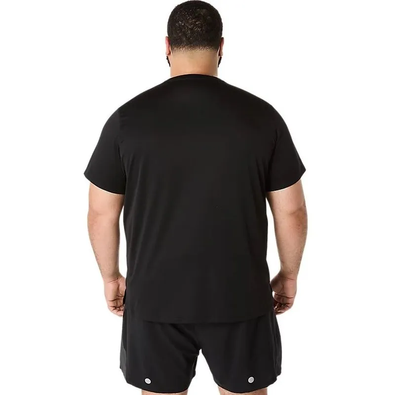 Modern Fit ASICS Mens Silver SS Running Top