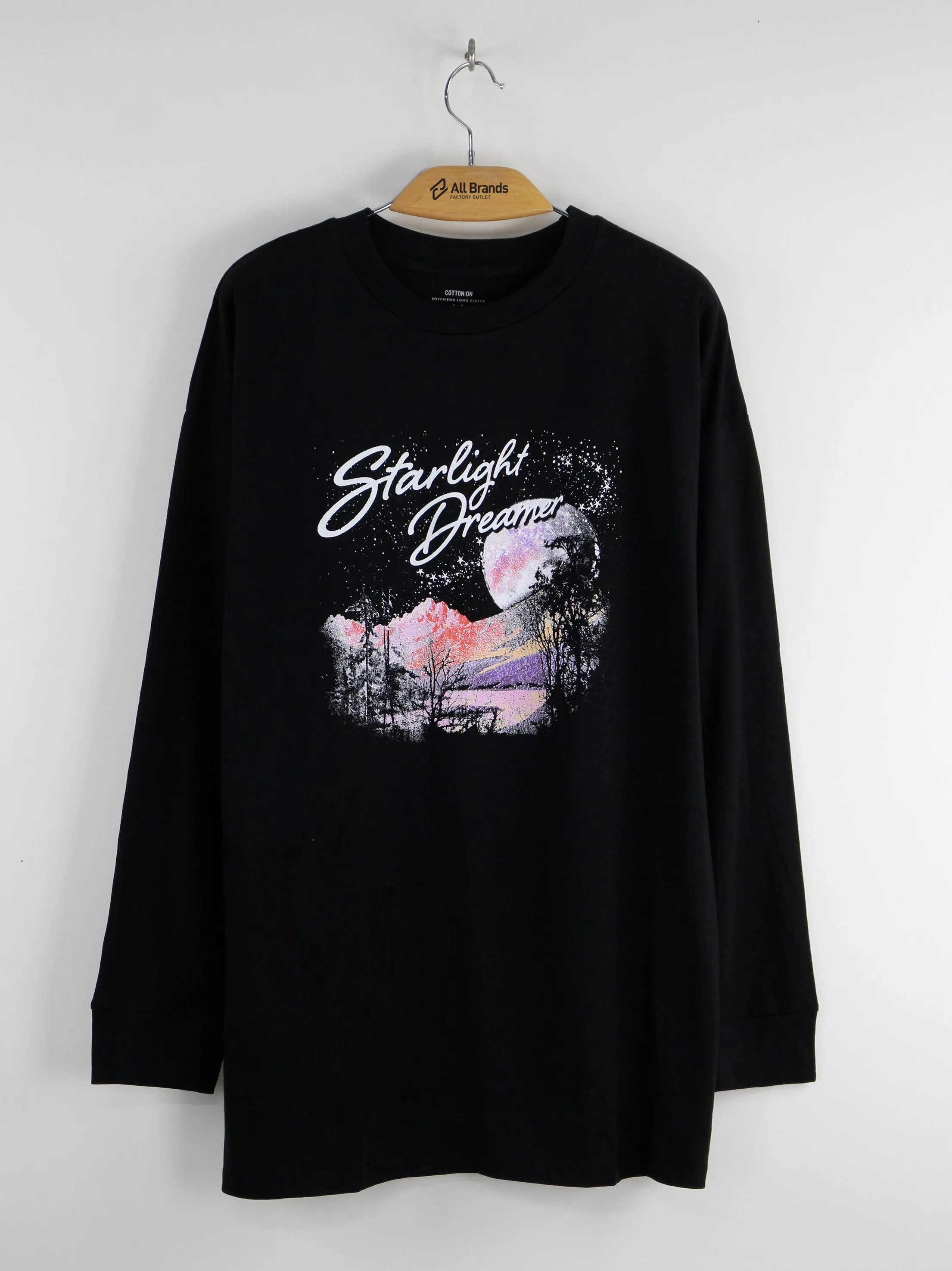 Men's Graphic Print Cotton Sweater,Black Unisex Apparel Vibrant Print