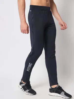 Flex Fit AbrasionResistantPanels Extreme Stretch Slim Fit Track Pant - Navy Blue