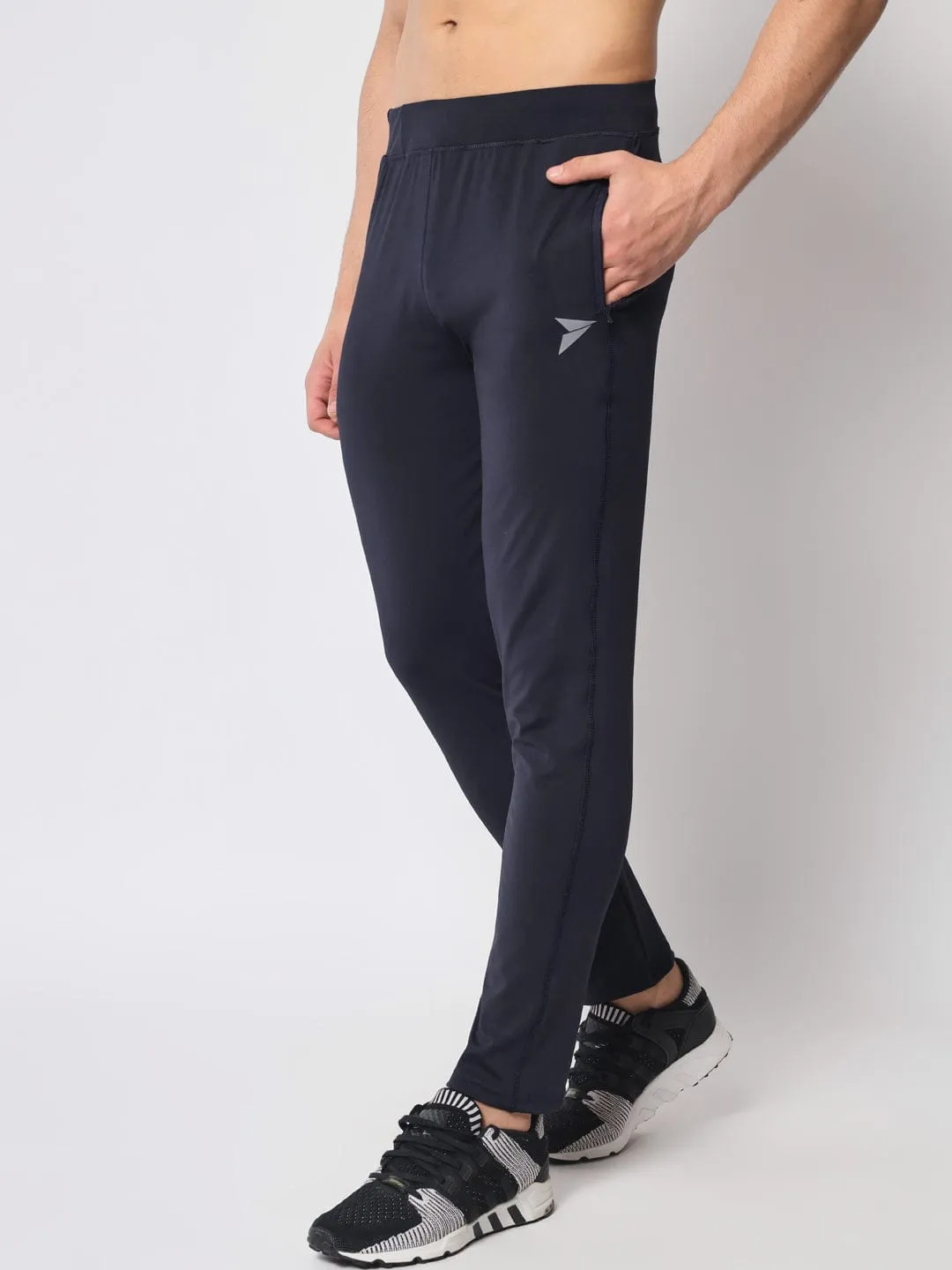 Extreme Stretch Slim Fit Track Pant - Navy Blue Basic Utility