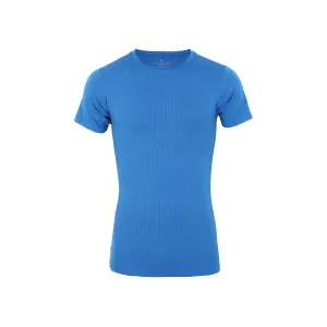 Casual Design Fit Versatile Design Men'sWorkout Short Sleeve Dry Fit Top L.Blue