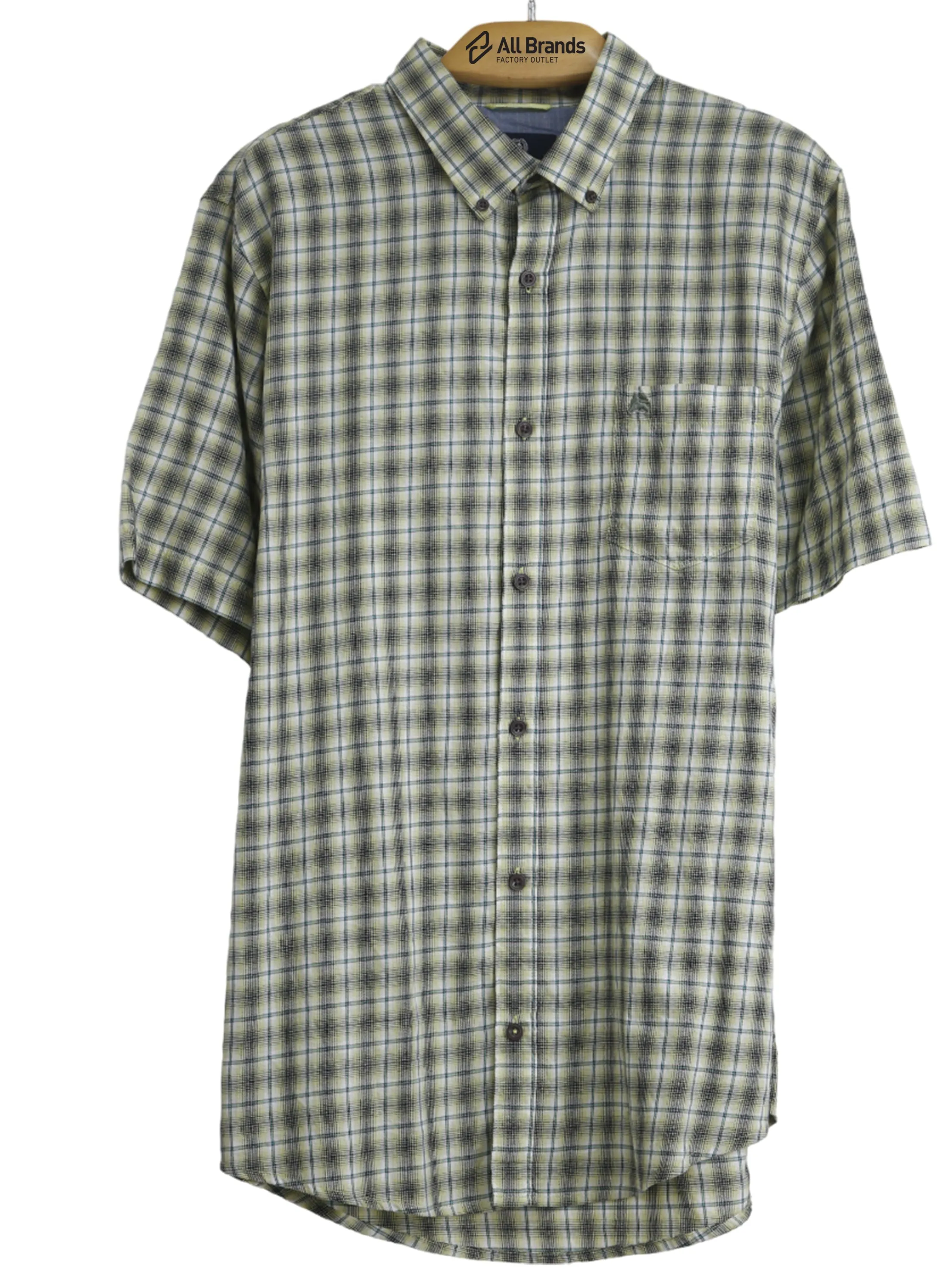 Personalized Touch Exclusive Collection Men's Plaid Chemise,Yellow