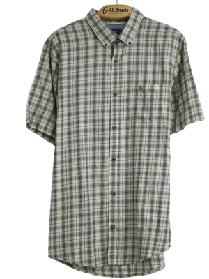 Personalized Touch Exclusive Collection Men's Plaid Chemise,Yellow