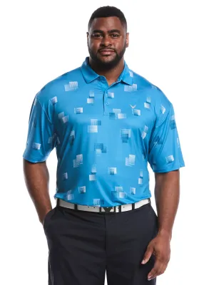 Big & Tall 8 Essential Clubs Print Polo Premium Top