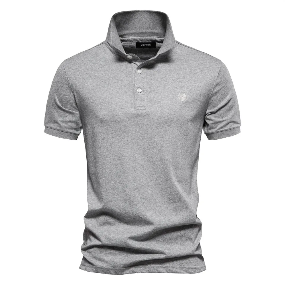 Functional Layer West Louis? 100% Cotton Embroidered Polo Shirt