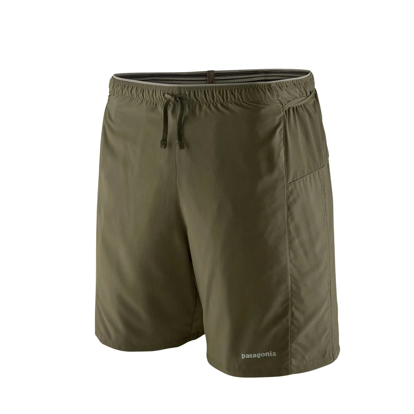 Mens Patagonia 7 inch Strider Pro Shorts (2023) tie-dye look
