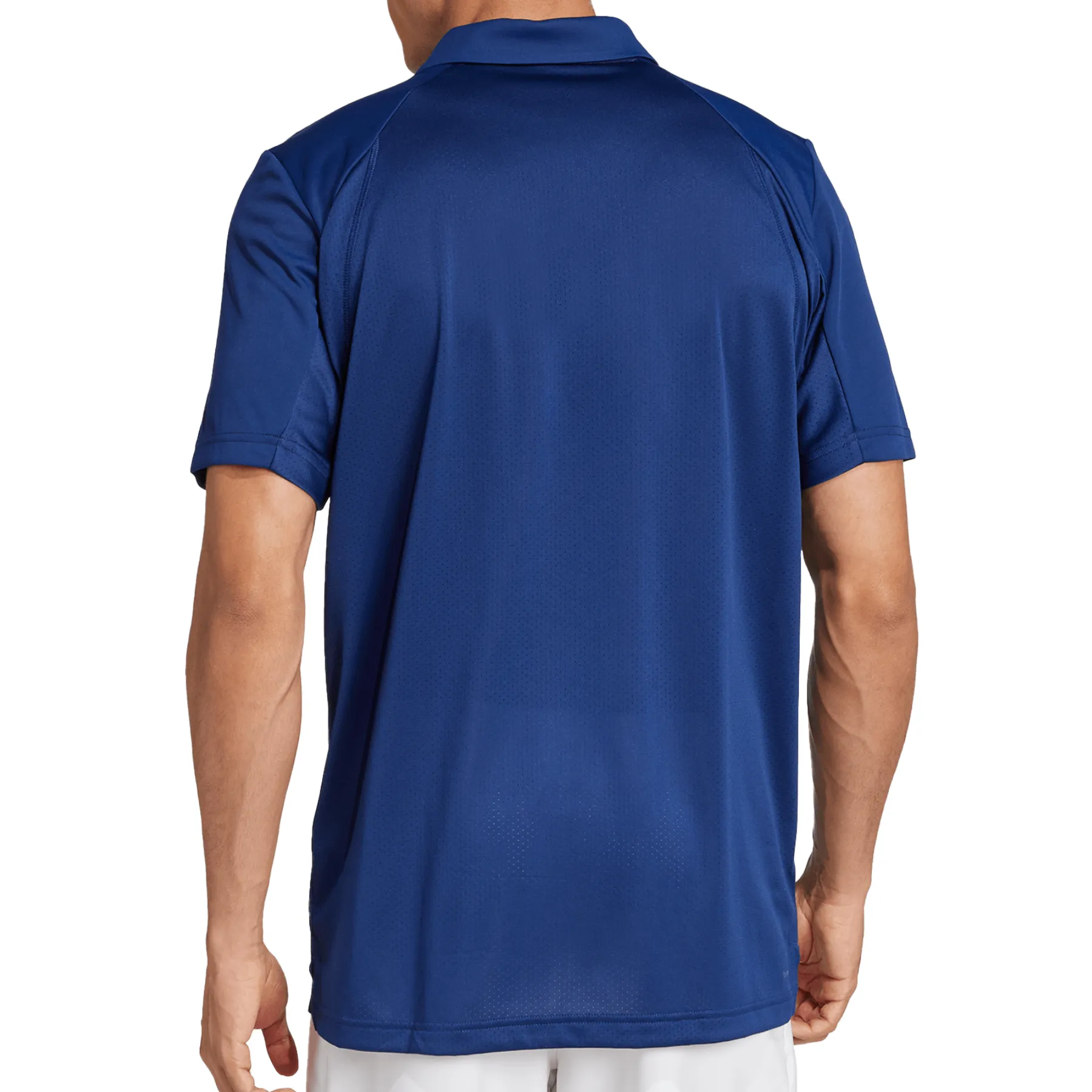 Sporty Top Stretch Comfort Adidas Club Tennis Men Polo Shirt - Navy Blue