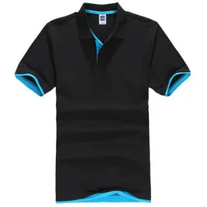 Layer Ready West Louis? Designer Solid Cotton Polo Shirt [ 15 Colors ]