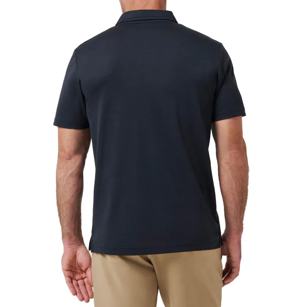 Travis Mathew The Zinna 2.0 Golf Shirt - Black Relaxed Look