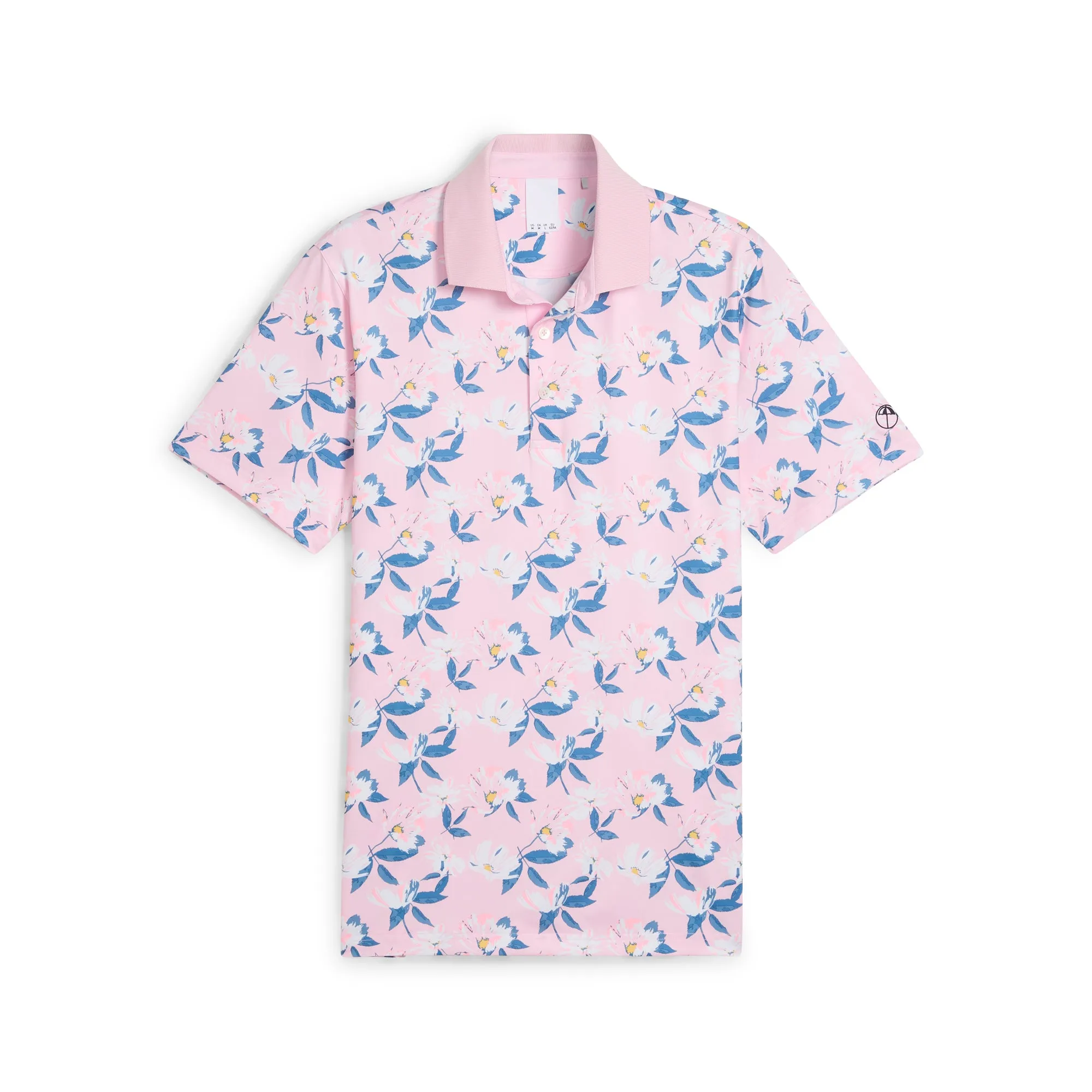 Durable Ribbed Cuffs AP Spring Florals Golf Polo