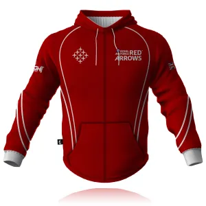 embroidery accents twill Red Arrows - Full Zip Embroidered Hoodie