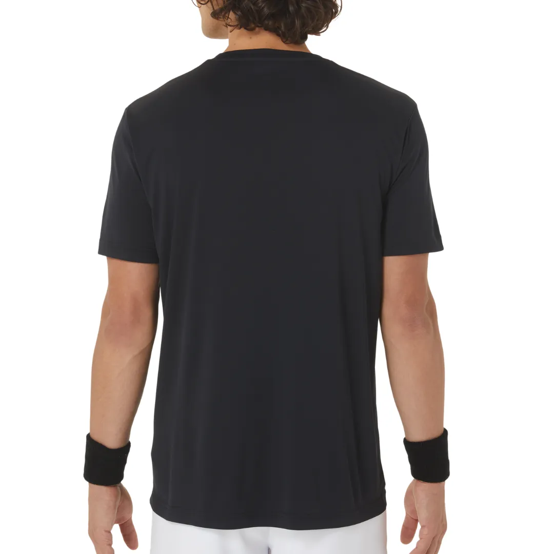 Asics Men Court GS Graphic Tee - Performance Black Dynamic Appearance