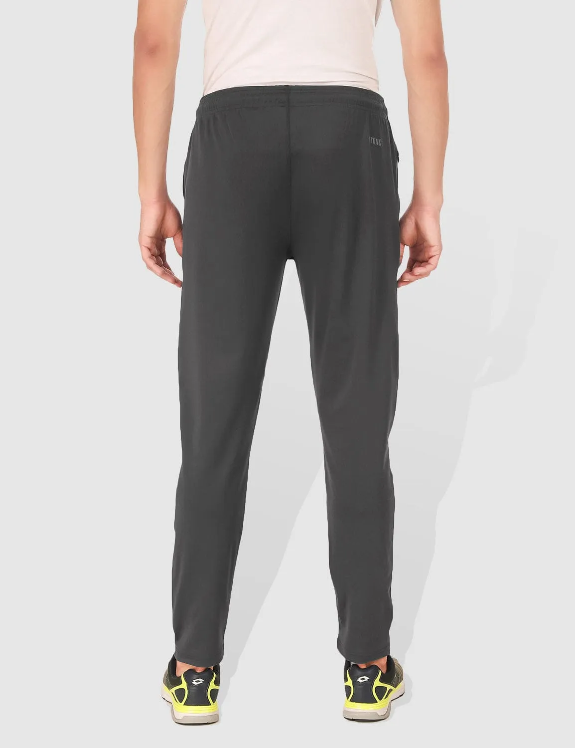 Layered Comfort Soft Material Fitinc Regular fit Grey Activewear Trackpant