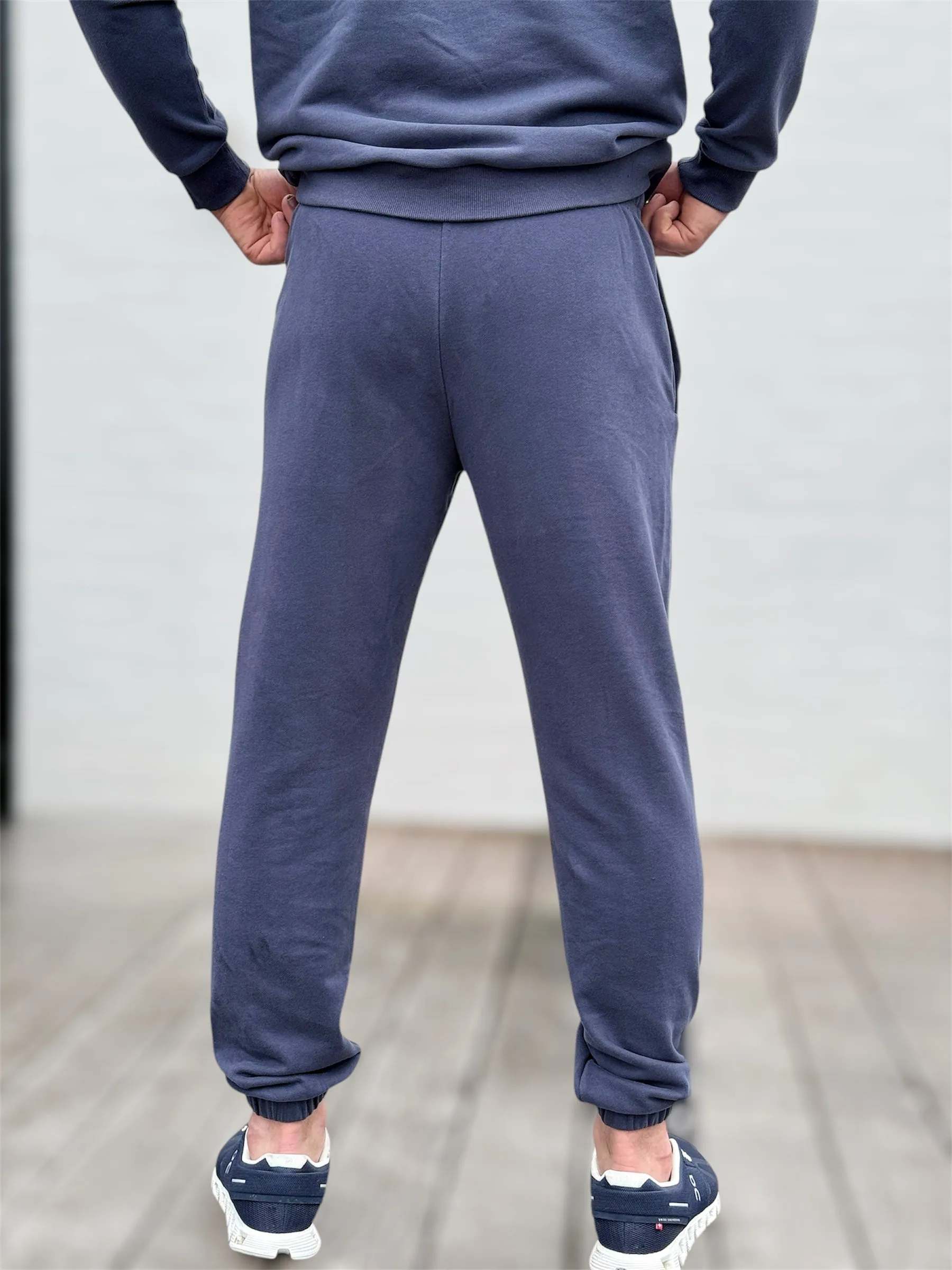 Relaxed Fit Mr. Rafal Essential Joggers -Steel Blue