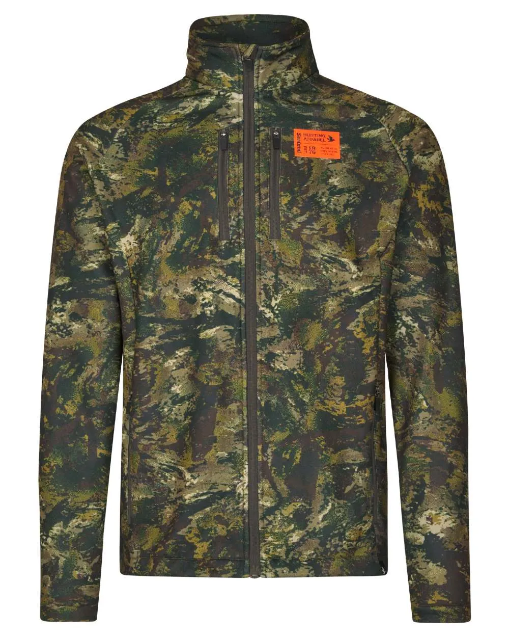 Seeland Mens Tidal Camo Fleece Jacket Run Ready Earth Glow