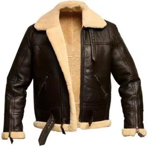 Ocean Glow TaglessCollar West Louis? Wool Liner Faux Fur Leather Winter Coat