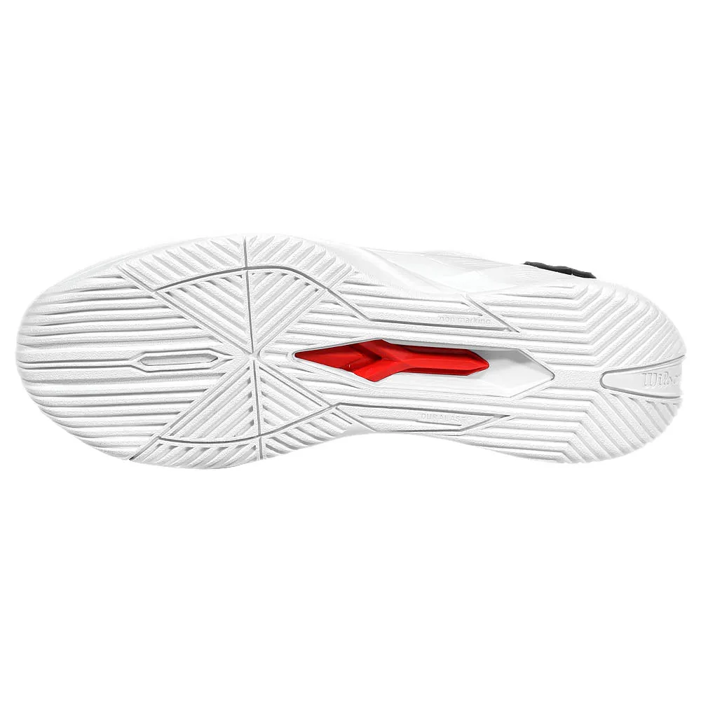 Reinforced Arch Wilson Men's Rush Pro 4.5 - White/Black