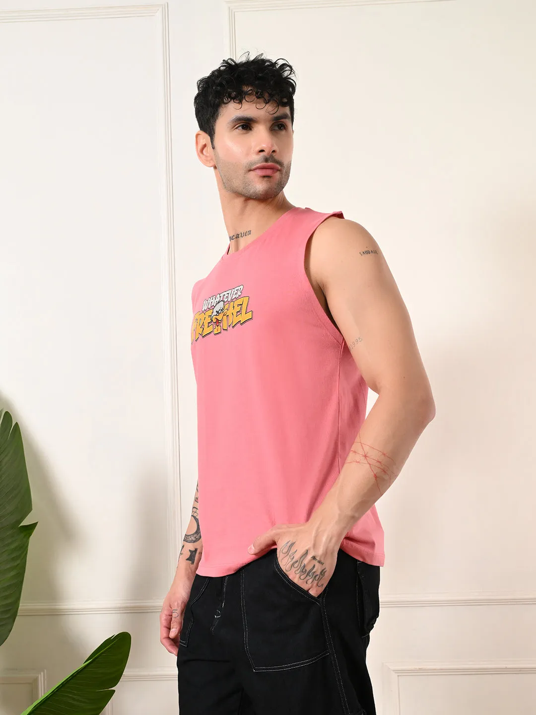 Easy-wear Whatever Cotton Sando ?C Peach Breathable Lining Lightweight Composite