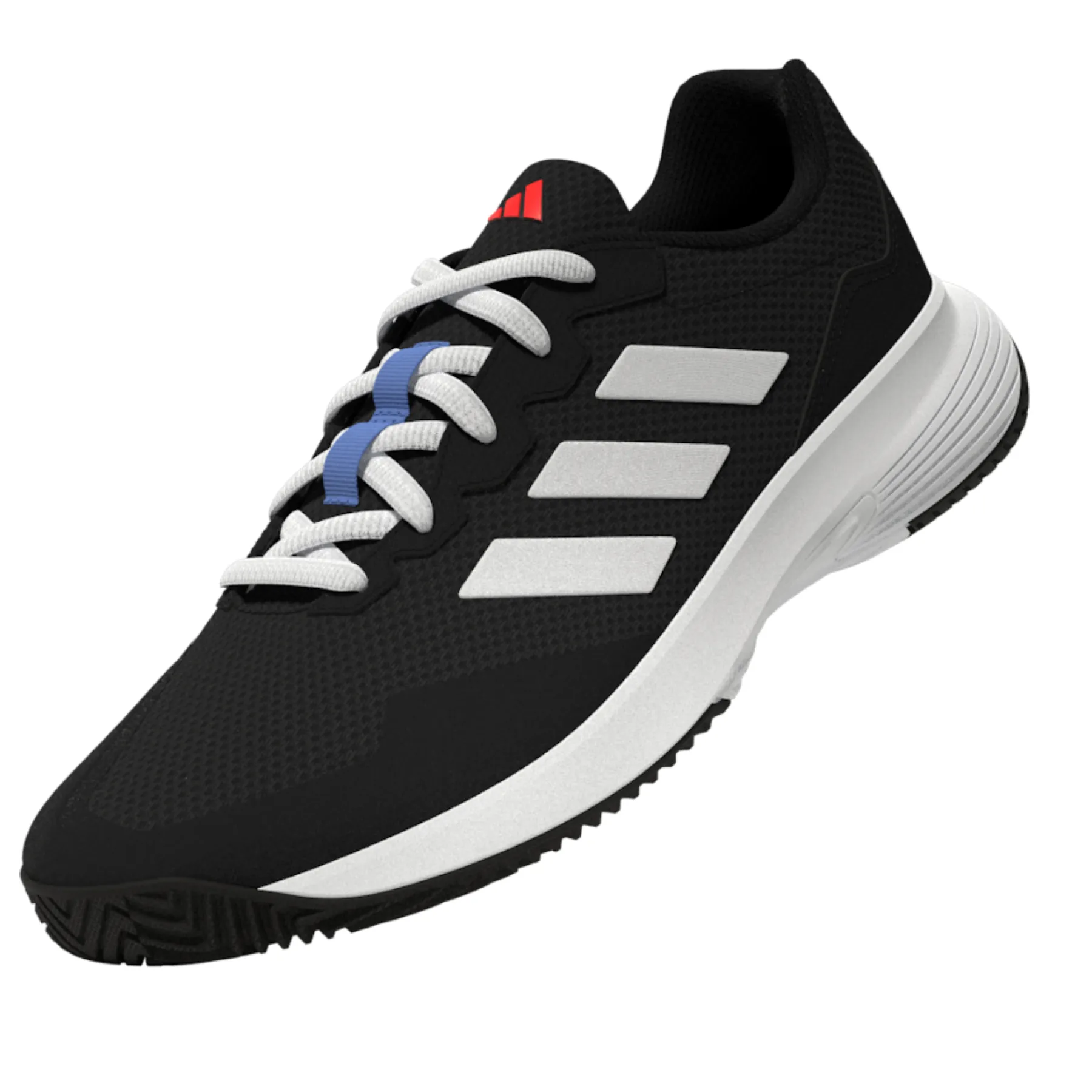 City Style Adidas Performance Game Court 2.0 Men Tennis Shoes - Core Black/Ftw White/Solar Red