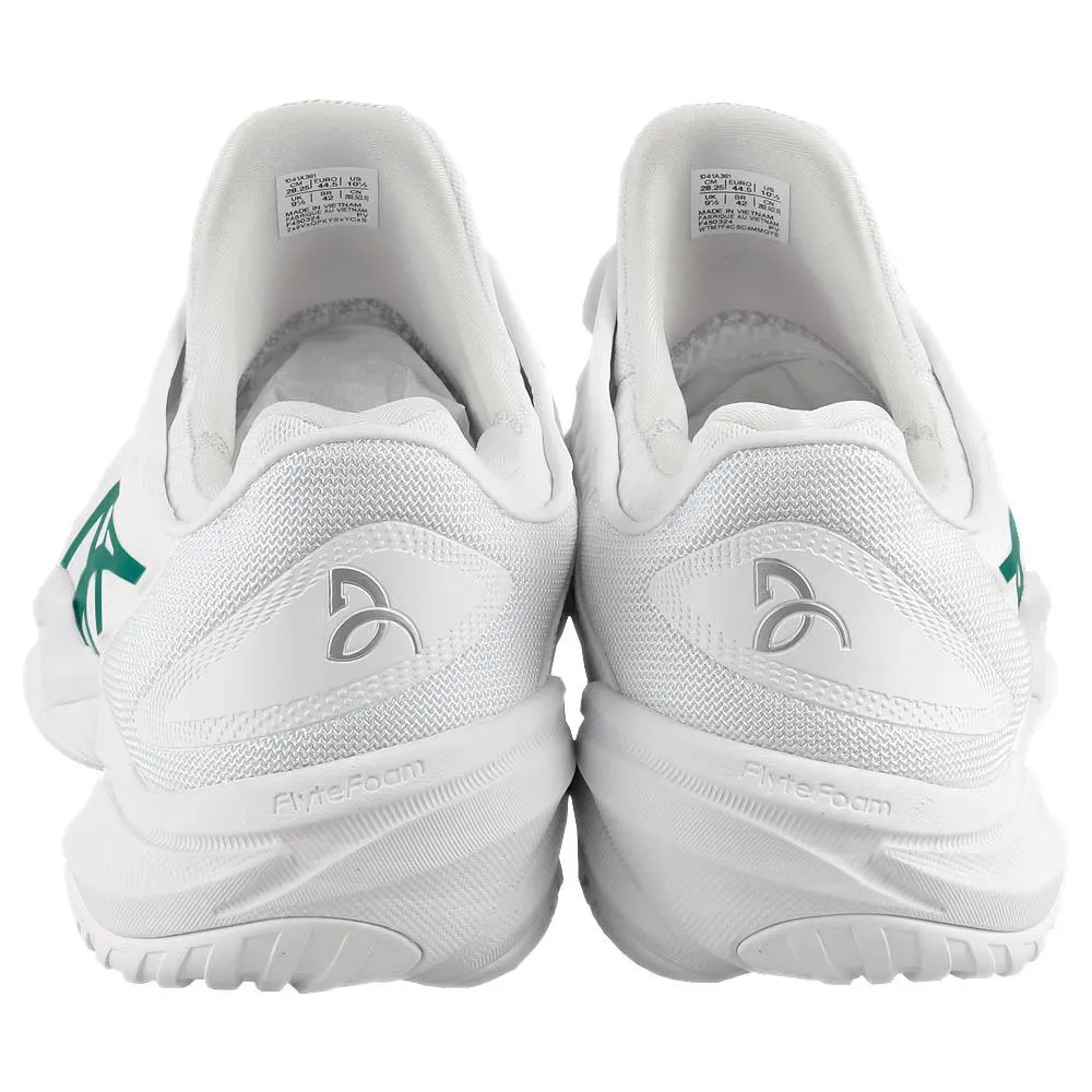 Asics Men's Court FF 3 Novak - White/Pitch Green Eco friendly materials