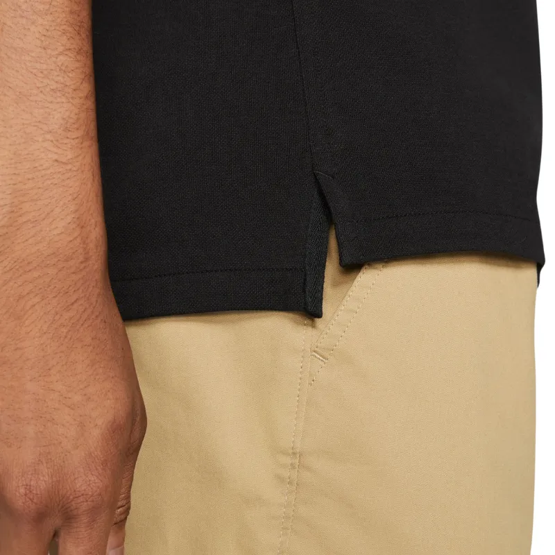 Nike Men Slim Fit Tennis Polo Shirt - Black Sweat Resistant Lining Active Wearable
