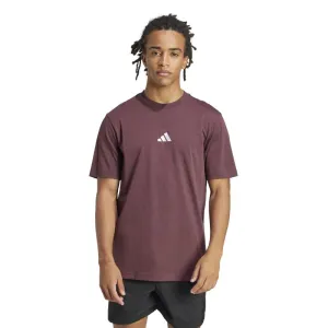 Durable Knit Structure perfect for all-day wear Adidas Mens Essentials Single Jersey Small Logo Tee