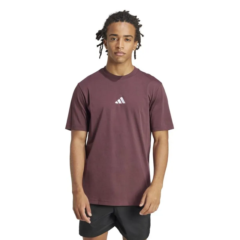 Premium Material Adidas Mens Essentials Single Jersey Small Logo Tee