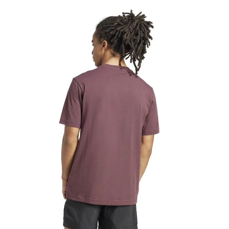 funky Adidas Mens Essentials Single Jersey Small Logo Tee