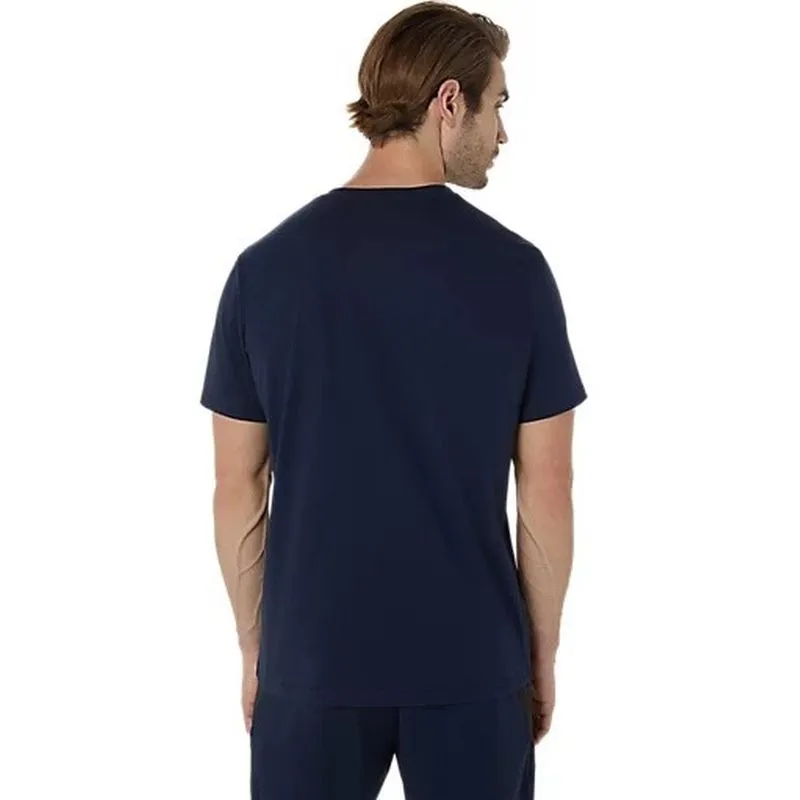 HeatResistantMaterial Fun Prints ASICS Mens Spiral Embroidery Tee