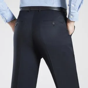 West Louis? Business Thin Elegant Silk Trousers Heart Soul