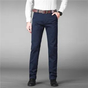 High Durability Thread Quick Layer West Louis? Designer Luxury Straight Business Elegant Trousers