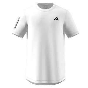Adidas Performance Club 3 Strike Men Tennis Tee - White/Black Comfy Style