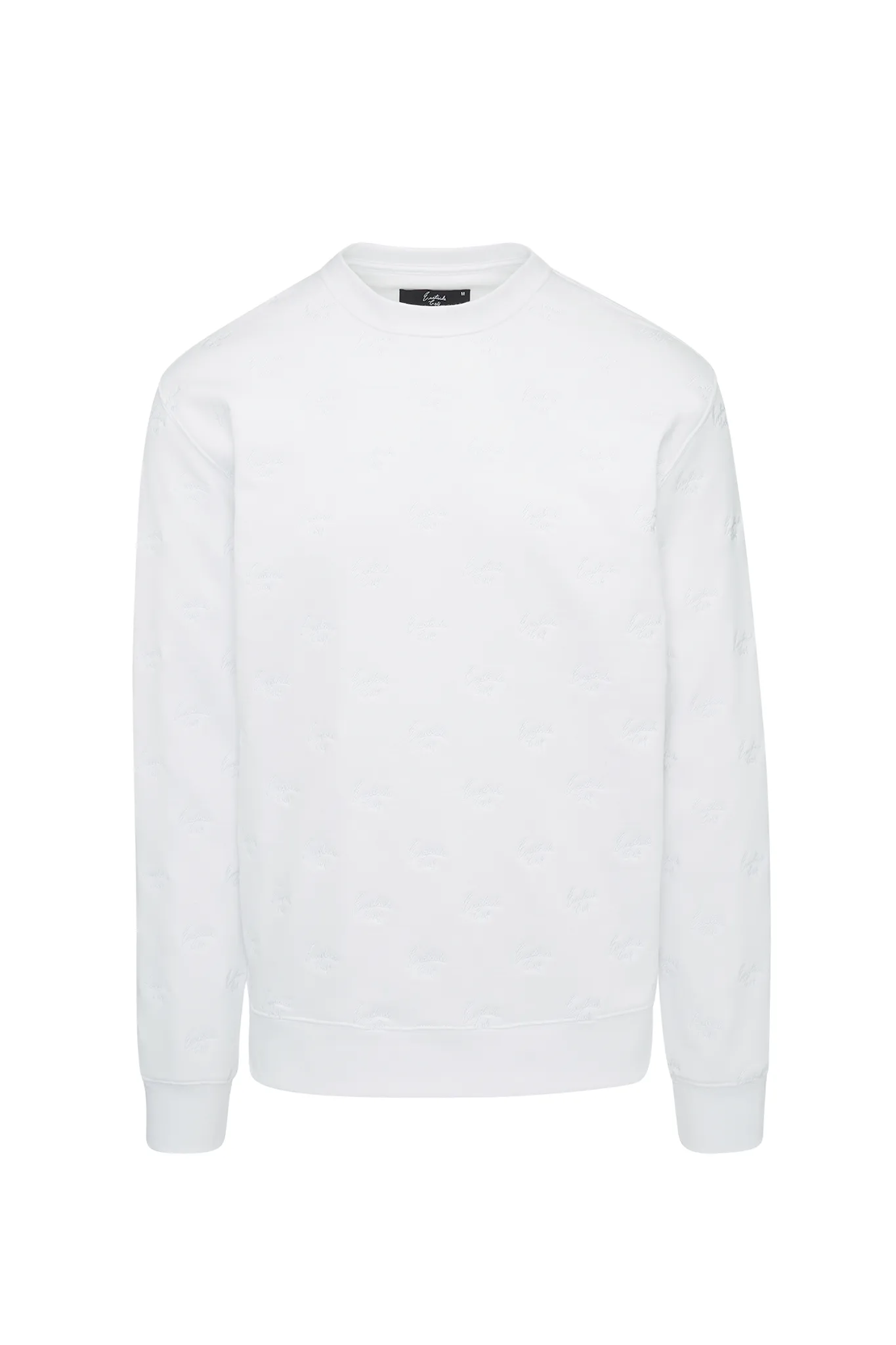 All-Over Script Crew Essential Minimal