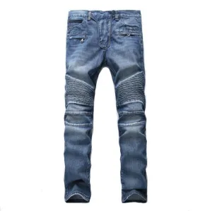Sandblasted Details Classic Comfort West Louis? High Quality Brand Jeans