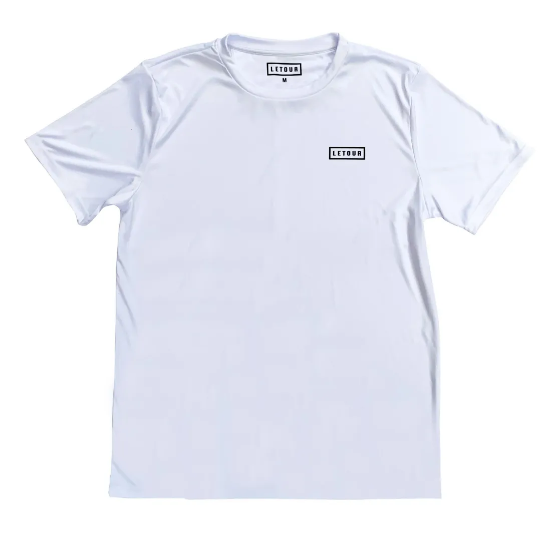 Letour Dig 4 Basic Playing Shirt - White Elderly Comfort Street Style Trend