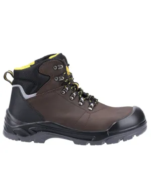 Amblers Safety AS203 Laymore Water Resistant Leather Safety Boots Snow Ride Virtual Step