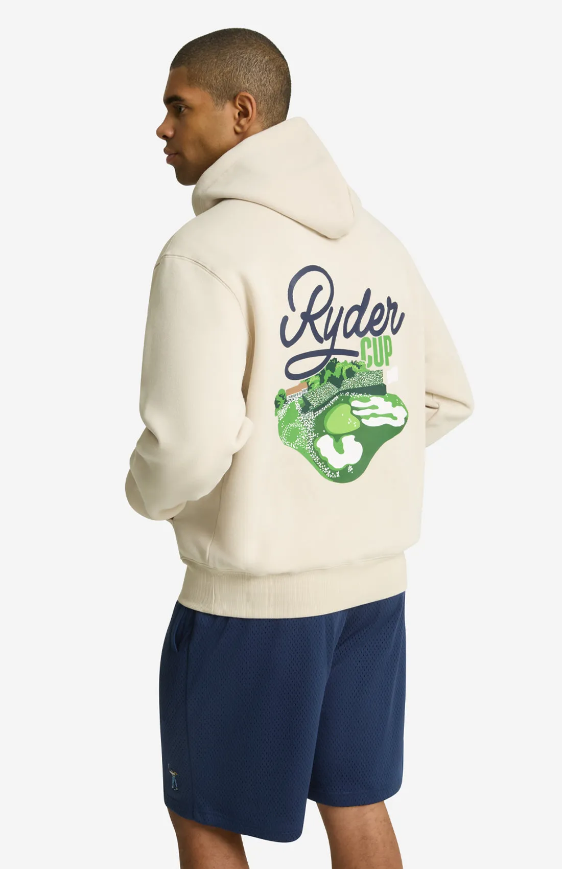 Ryder Cup Clubhouse Hoodie Contrast Stitching Cozy Hoodie