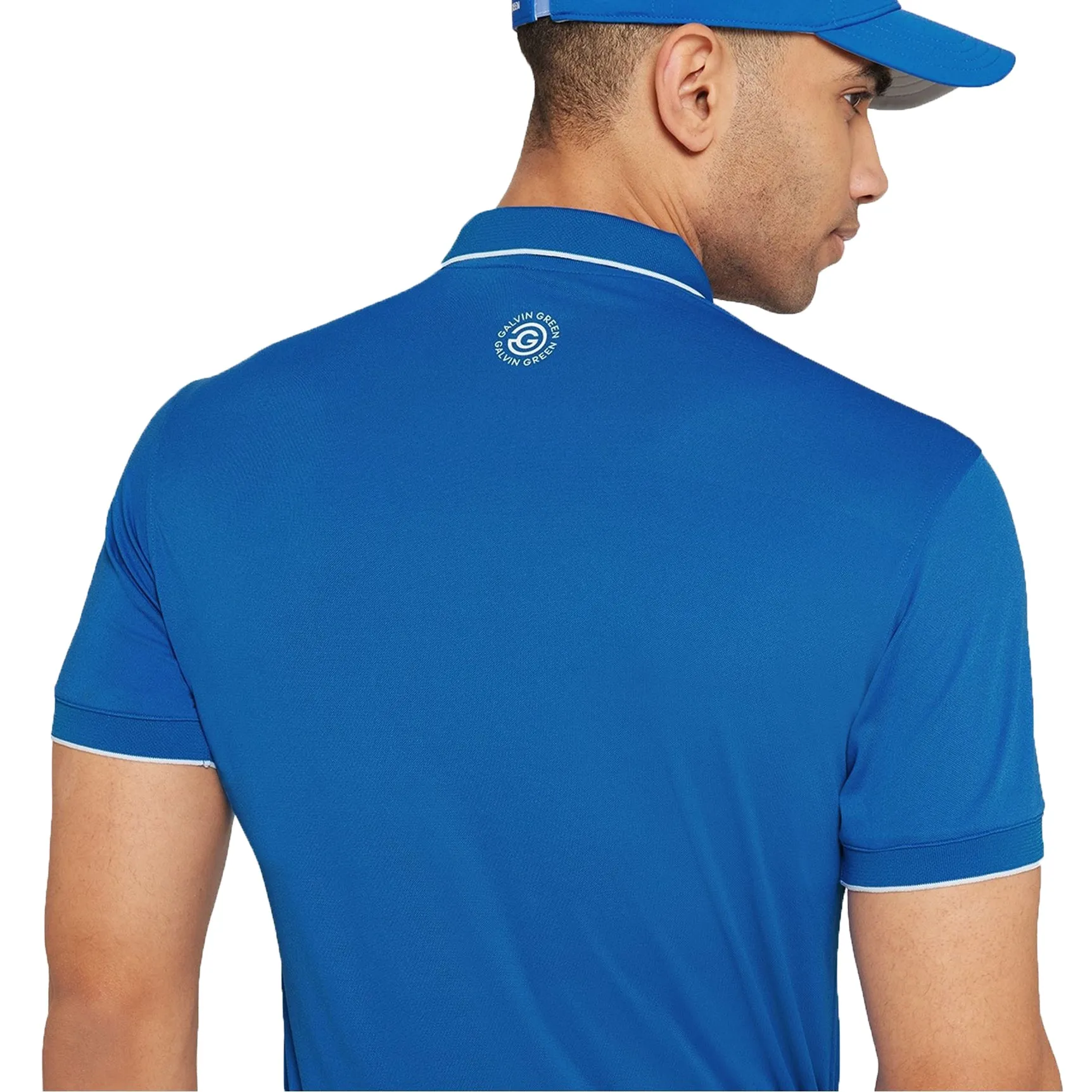 Fit Flex Galvin Green Marty Breathable Golf Polo Shirt - Royal Blue