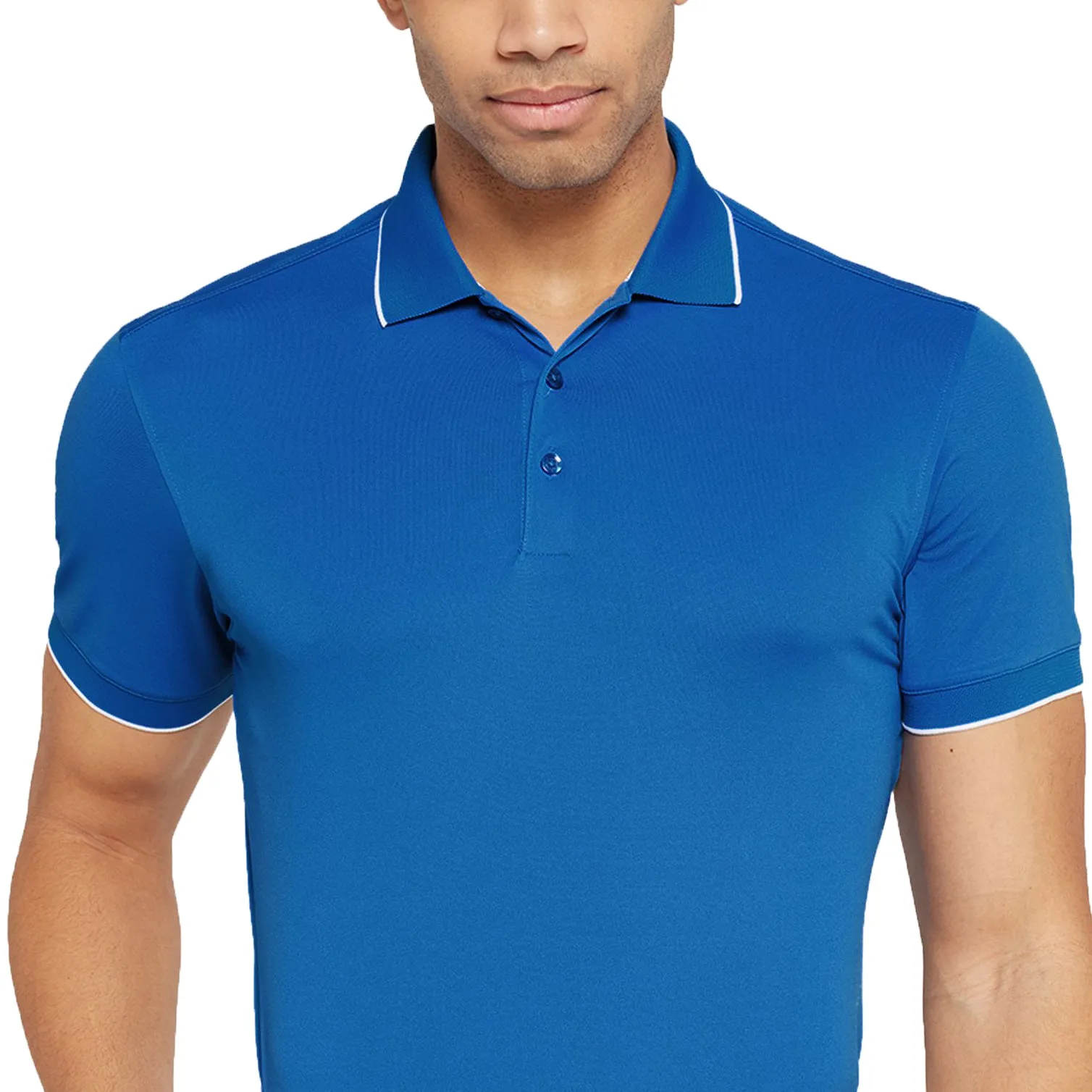 Galvin Green Marty Breathable Golf Polo Shirt - Royal Blue Everyday Top Solid Color