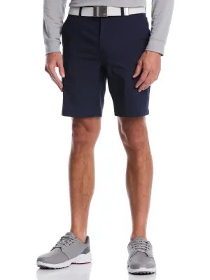 Mens 9" Flat Front Solid Cargo Short Beach Wear