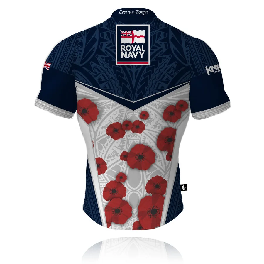 All-Season Comfort Wear Honour Our Armed Forces - Royal Navy Remembrance - Rugby/Training Shirt