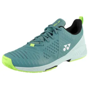 Seamless Upper Outdoor Walk Yonex Men's Sonicage 3 Wide - 4E Width - Smoke Blue