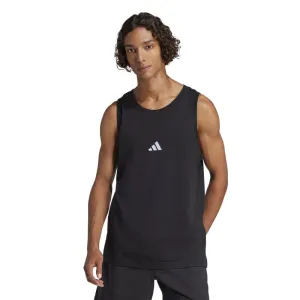 Easygoing Wear Flexible Cuff Design Adidas Mens Essentials Small Logo Tank