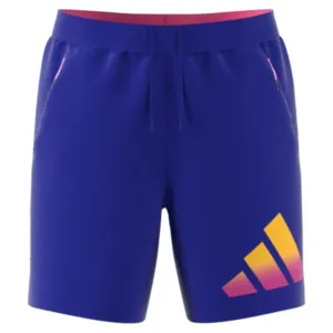 Adidas Performance TI 3BAR Men Tennis Short - Blue Stay Cool Fit