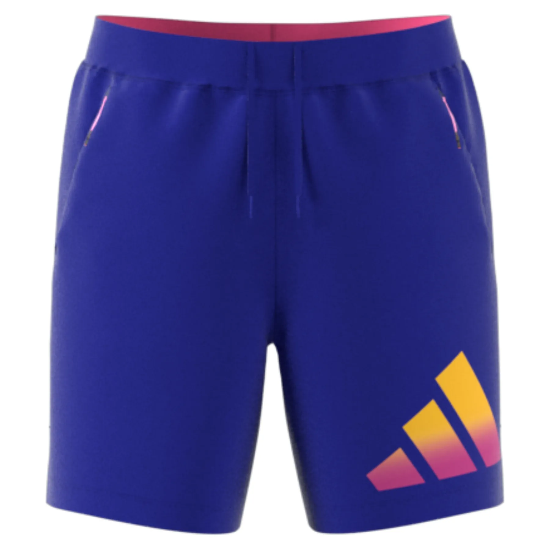 Adidas Performance TI 3BAR Men Tennis Short - Blue Stay Cool Fit