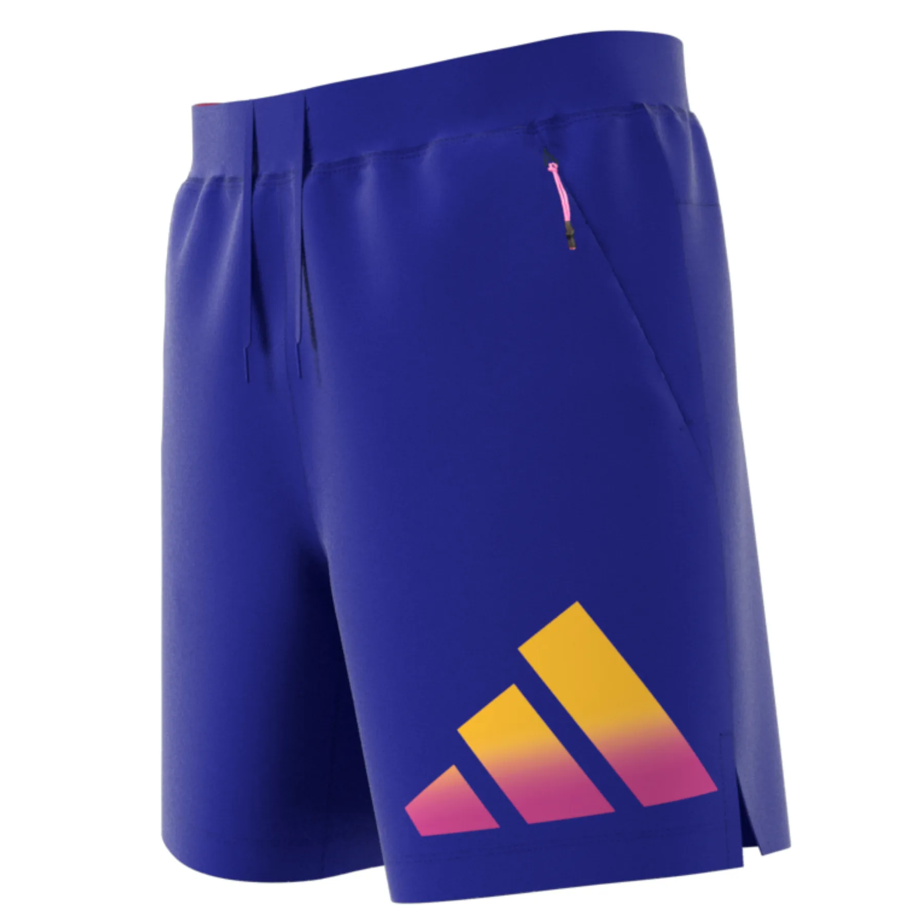 Active Comfort Adidas Performance TI 3BAR Men Tennis Short - Blue